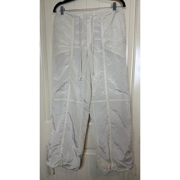wild fable Pants - Wild Fable Women's Mid Rise Relaxed‎ Fit Full Parachute Pants Lightweight sz XXS
